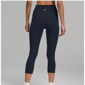 Lululemon Wunder Under Crop Navy